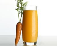 Jus de carotte et d'orange