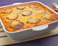 Aubergines au chèvre façon moussaka