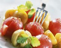 Salade de tomates et citrons confits à l'huile d'argan