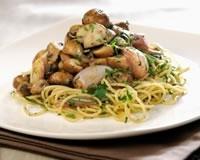 Spaghettis aux champignons