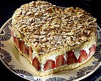 Fraisier aux amandes