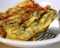 Lasagnes fondantes au pesto et fromage Asiago