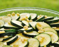 Carpaccio de courgettes facile